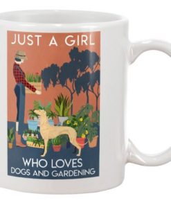 Just A Girl Love Gardening and Dog