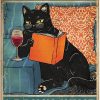 Cat That What I Do Read Book Drink Wine Know Things