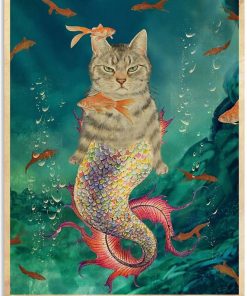 Grumpy Cat In A Sea Of Fish Be A Purrmaid