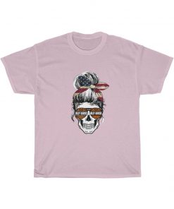 America Bandana Harley Davidson Girl Skull