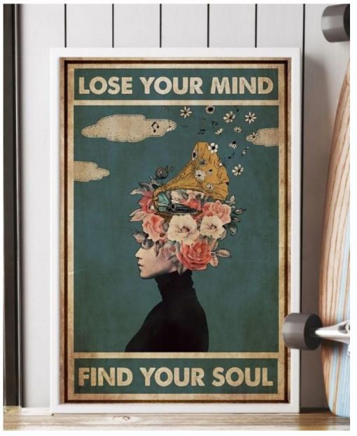 Music Girl Phonograph Lose Your Mind Find Your Soul