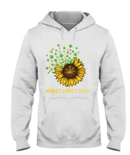 World Dopest Mom Sunflower Cannabis Marijuana