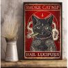 Black Cat Smoke Catnip Hail Lucipurr