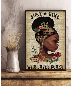 Just A African American Black Girl Who Loves Book