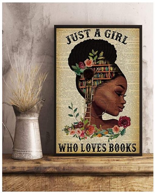 Just A African American Black Girl Who Loves Book