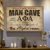 Welcome To My Man Cave Alpha Phi Alpha Poster