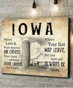 Farm Iowa Where Memories Are Created Poster