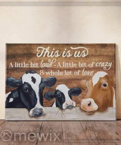 Cow Family This is Us Whole Lot Of Love Poster