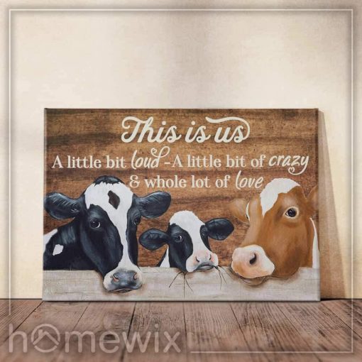 Cow Family This is Us Whole Lot Of Love Poster
