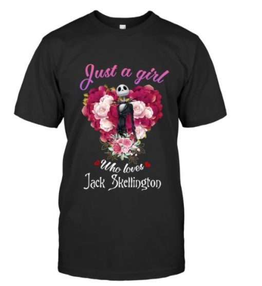 Just A Girl Who Loves Jack Skellington Halloween Rose