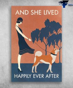 A Girl Who Loves Ancient Dog Breeds Poster