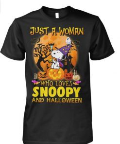 Just A Woman Who Loves Snoopy and Halloween