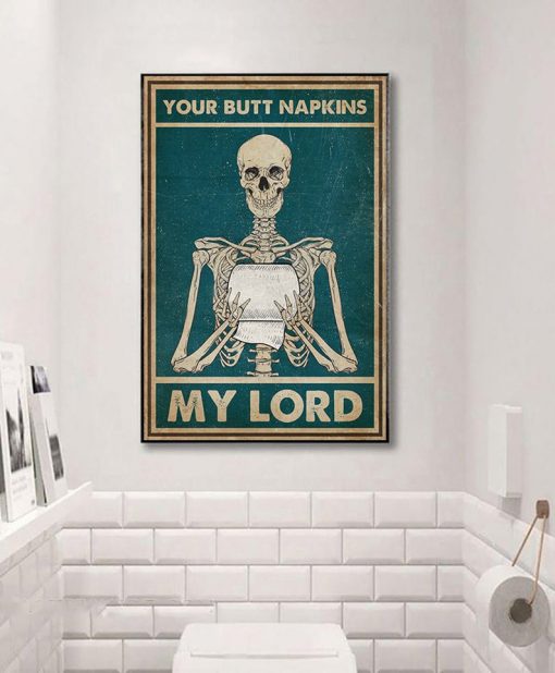 My Lord Skull Your Butt Napkins Toilet Paper