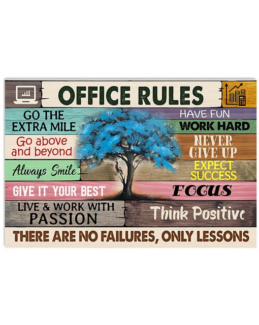 Accountant - Office Rules Poster