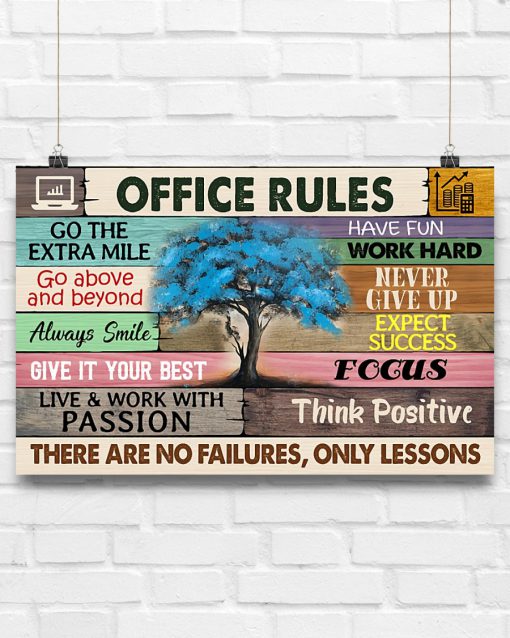 Accountant - Office Rules Posterc