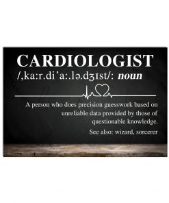 Cardiologist Definition Poster