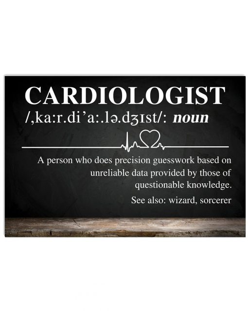 Cardiologist Definition Poster
