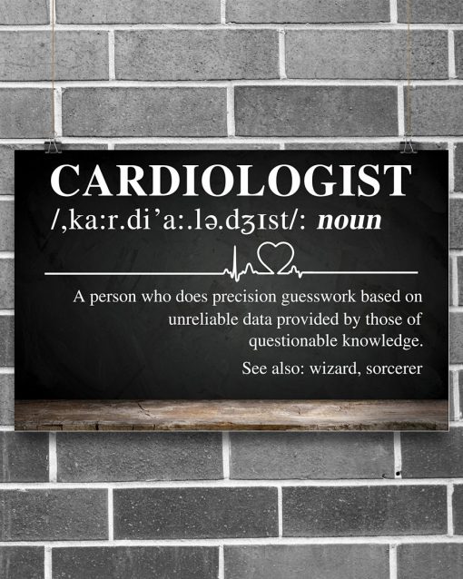Cardiologist Definition Posterz