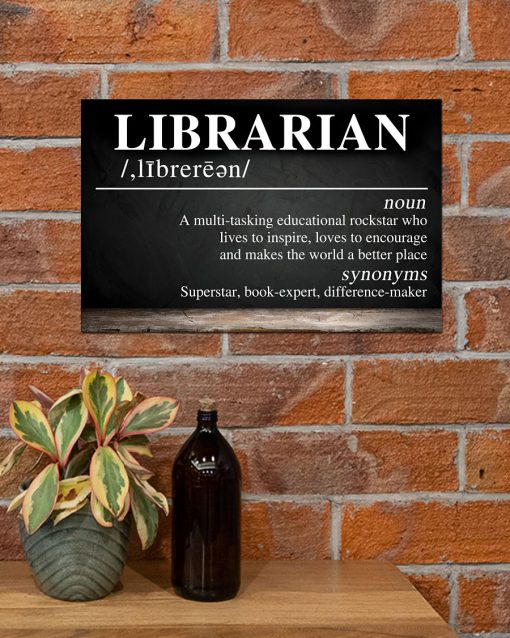 Librarian Definition Posterx