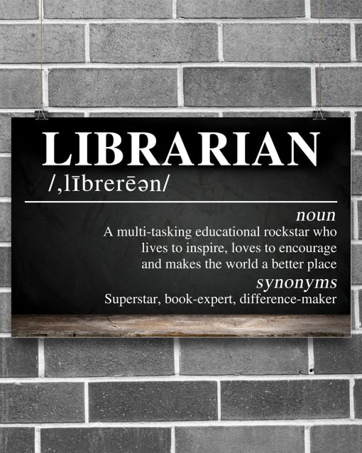 Librarian Definition Posterz