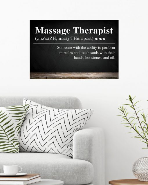 Massage Therapist Definition Posterz