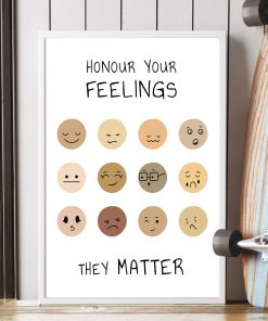 Social Worker Honour Your Feelings They Matter Posterx