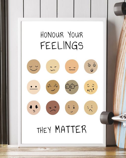 Social Worker Honour Your Feelings They Matter Posterx