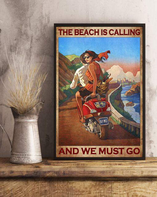 The beach is calling and we must go posterx