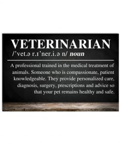 Veterinarian Definition Poster