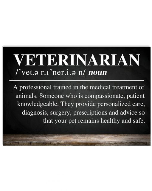 Veterinarian Definition Poster