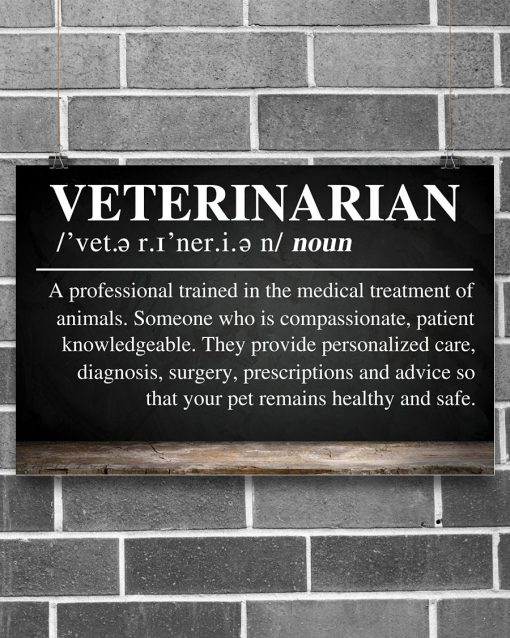 Veterinarian Definition Posterz