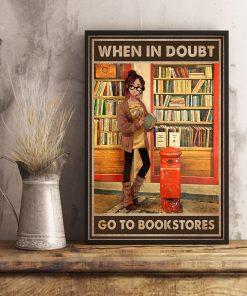 When in doubt Go to bookstores posterx