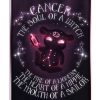 Yoga Cancer the soul of a witch the fire of a lioness The heart of a hippie poster
