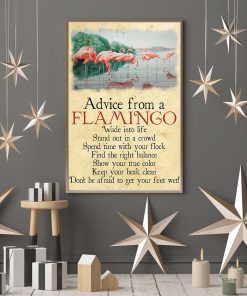 Advice from a flamingo posterc