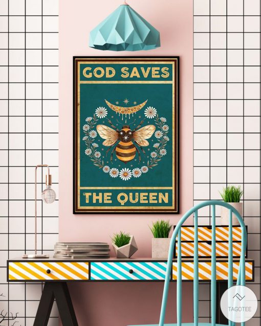 Bee - God Saves The Queen Posterc