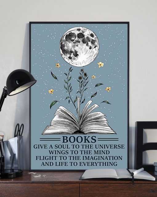 Books Give A Soul To The Universe Posterx