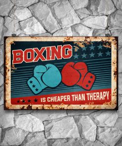 Boxing Is Cheaper Than Therapy Posterz