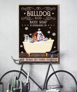 Bulldog Company Bath Soap Posterx