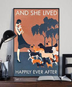 Dog And She Lived Happily Ever After Posterx