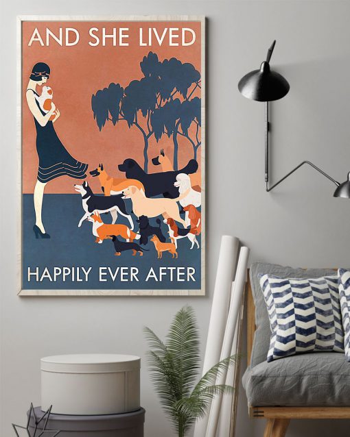 Dog And She Lived Happily Ever After Posterz