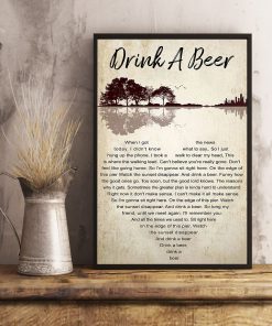 Drink a Beer Lyrics posterc