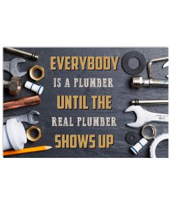 Everybody Is A Plumber Real Plumber Shows Up Poster