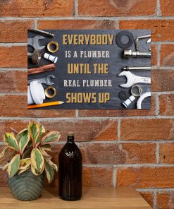 Everybody Is A Plumber Real Plumber Shows Up Posterx