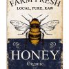 Farm Fresh Local Pure Raw Bee Honey Organic Poster