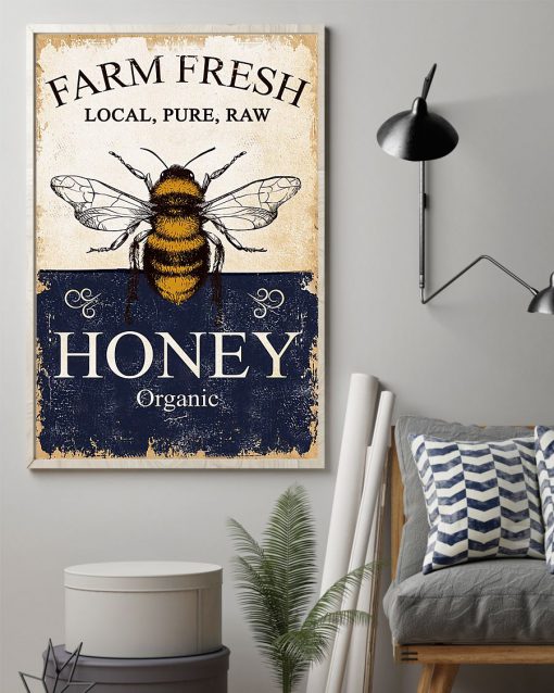 Farm Fresh Local Pure Raw Bee Honey Organic Posterz