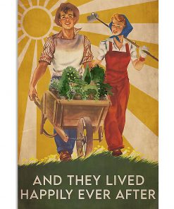 Gardening Couple And They Lived Happily Ever After Poster