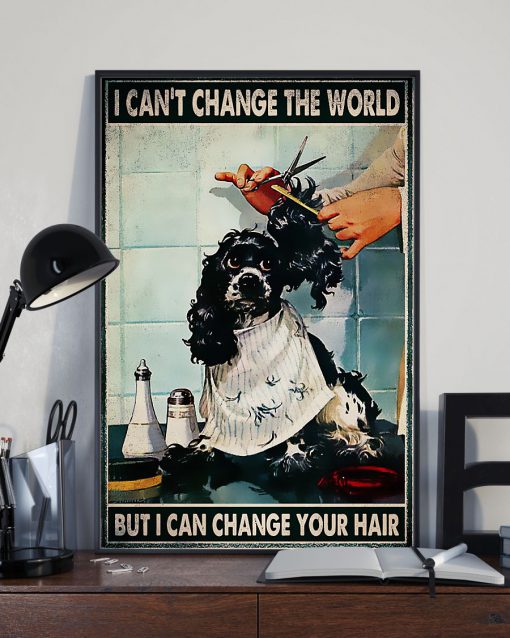 Hairdresser I Can't Change The World But I Can Change Your Hair Posterz