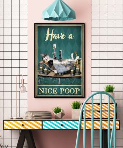 Have a nice poop cat posterc
