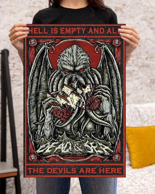 Hell is empty and all the devils are here posterc
