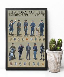 History Of The American Police Officer Posterc